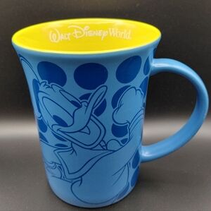 Disney Parks Blue and Yellow Donald Duck Mug